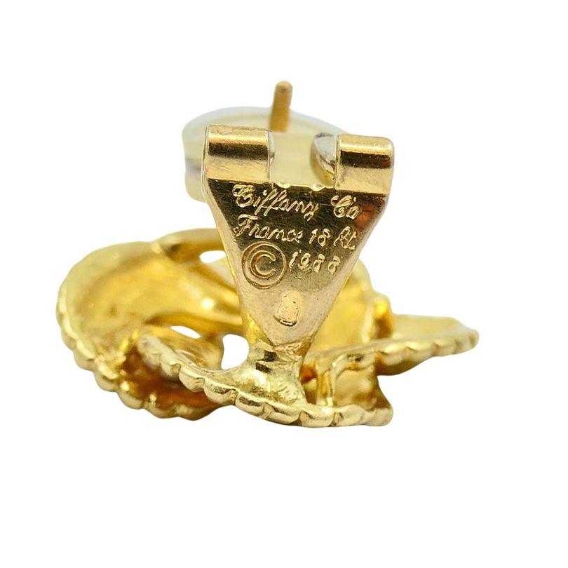 Tiffany & Co. Celtic Knot Gold Earrings For Sale 3