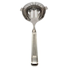 Tiffany & Co Century Sterling Silver Handle Cocktail Strainer 8 1/4" #15389