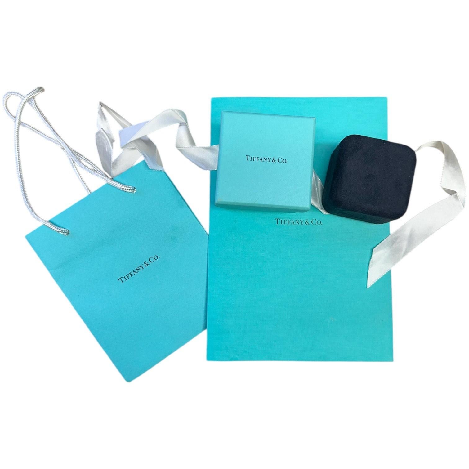 Tiffany & Co. Certificate .93CT F VVS2 Platinum Solitaire Engagement Ring For Sale 6