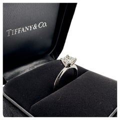Tiffany & Co. Certificate .93CT F VVS2 Platin Solitär Verlobungsring