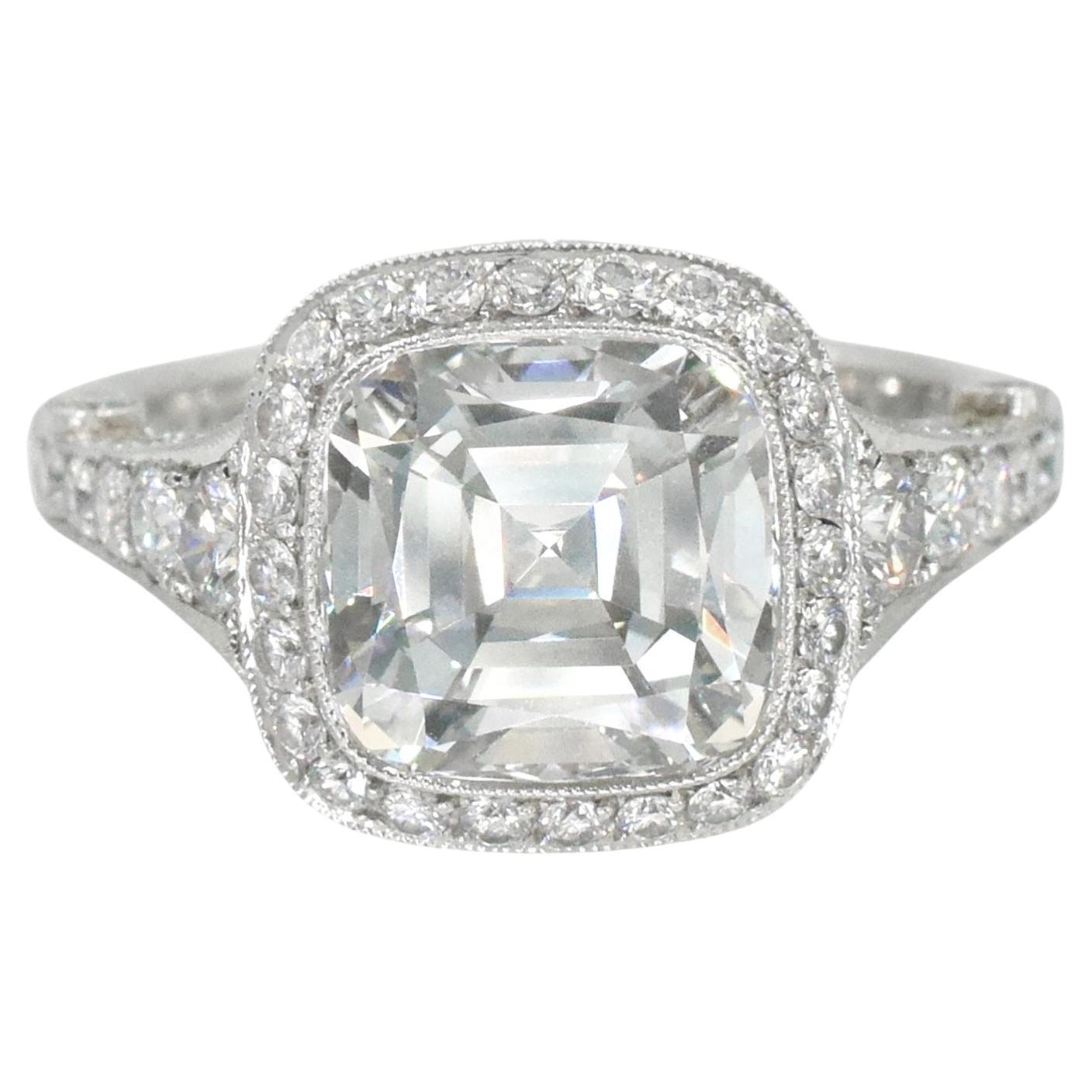 Tiffany & Co.   'Legacy' Cushion Diamond Ring