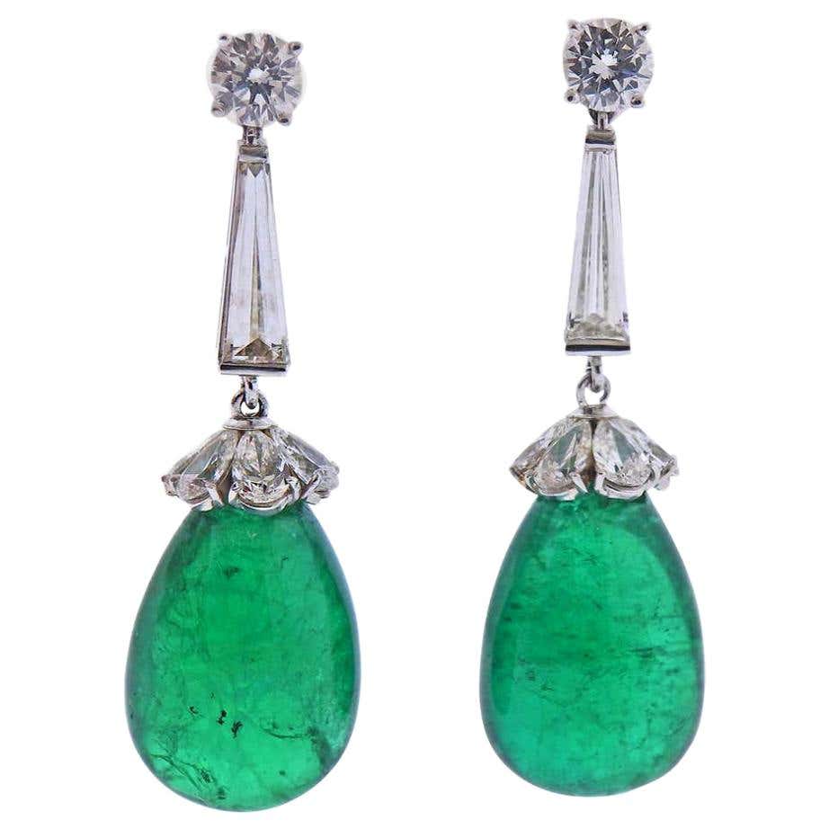 Tiffany and Co Platinum Diamond Swirl Earrings at 1stDibs | tiffany ...
