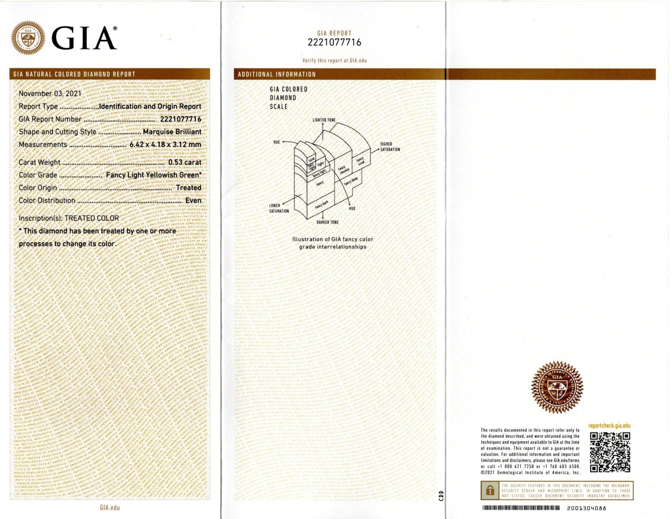 Tiffany & Co. Spilla a fiore con diamante multicolore certificato in vendita 7