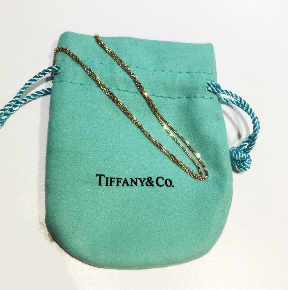 Tiffany & Co Kette aus 18 Karat Roségold, 20''lang für Damen oder Herren im Angebot