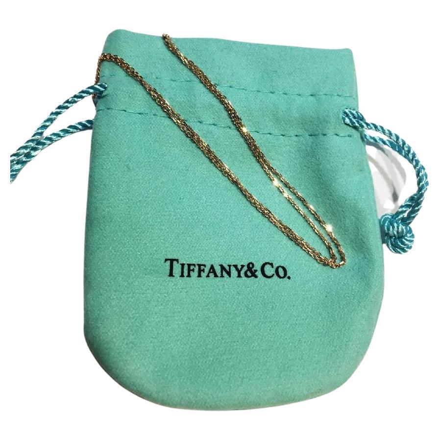 Tiffany & Co Chain in 18K Rose Gold 20''Long For Sale