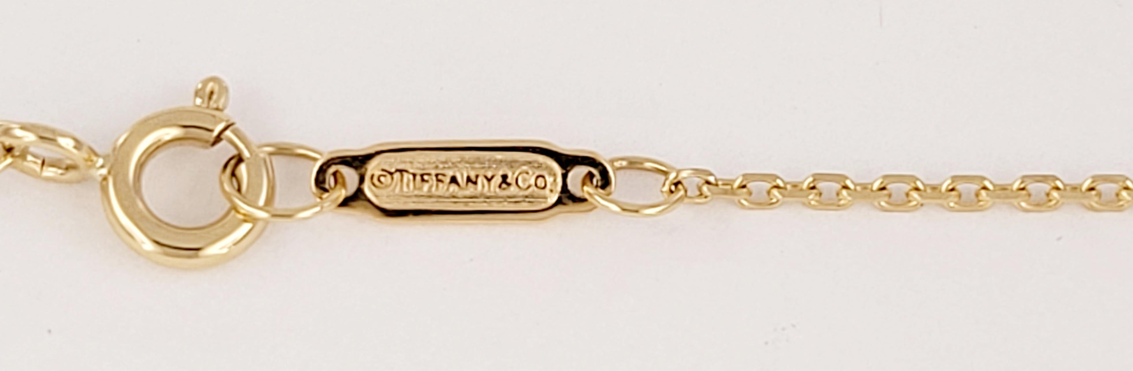tiffany gold chain