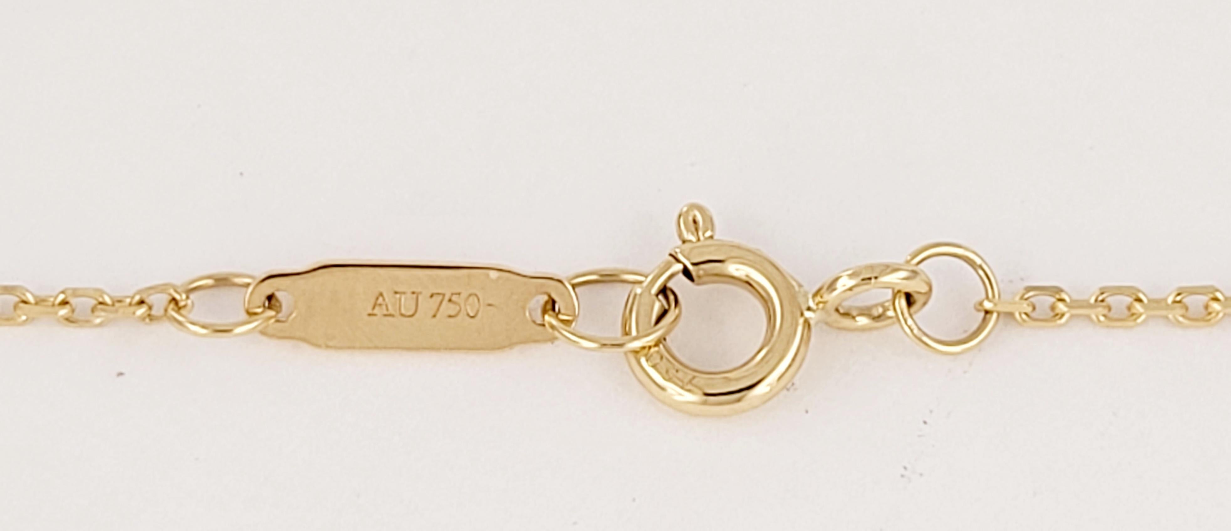 Tiffany& Co Chain in 18K Yellow Gold 16'' Long In New Condition In New York, NY