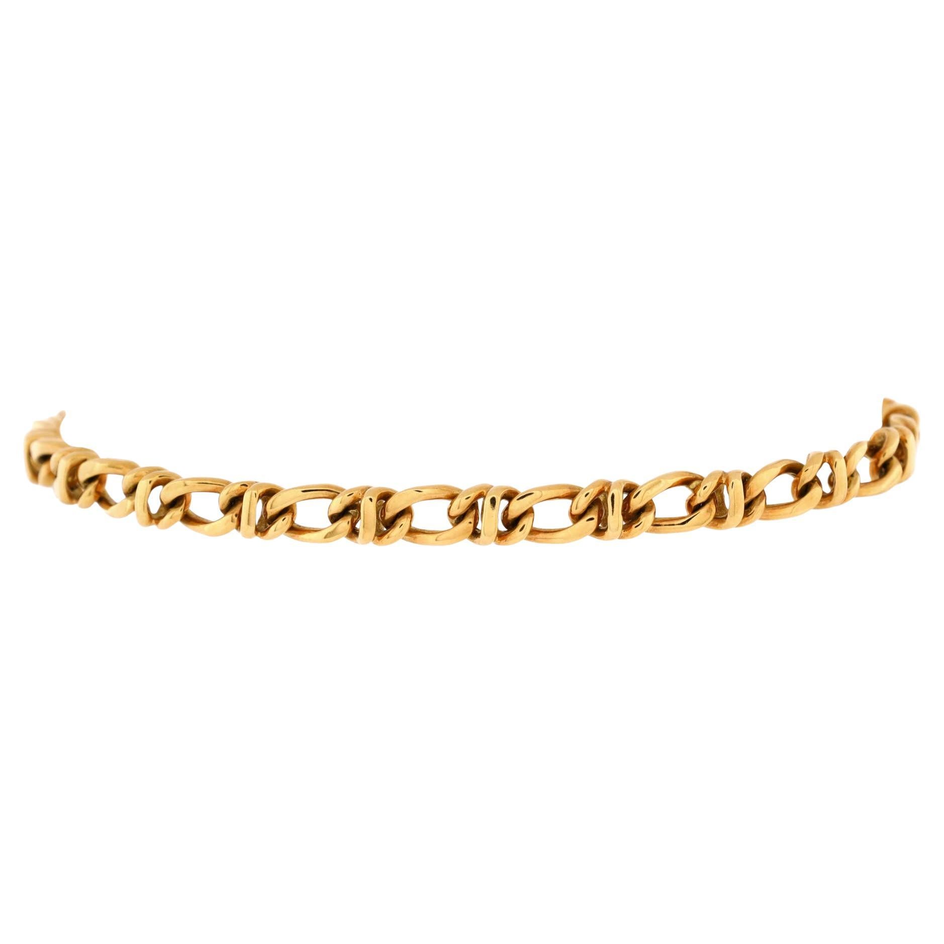 Tiffany & Co. Chain Link Bracelet 18K Yellow Gold