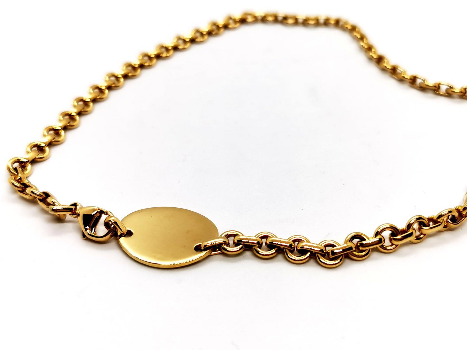 Tiffany & Co Chain Necklace Return to Tiffany Yellow Gold 1
