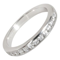 Tiffany & Co. Kanal-Diamant-Hochzeitsring aus Platin 0,24 CTW