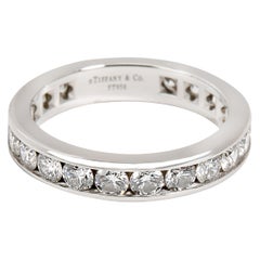 Tiffany & Co. Channel Set Diamond Band in Platinum 2.20 Carat
