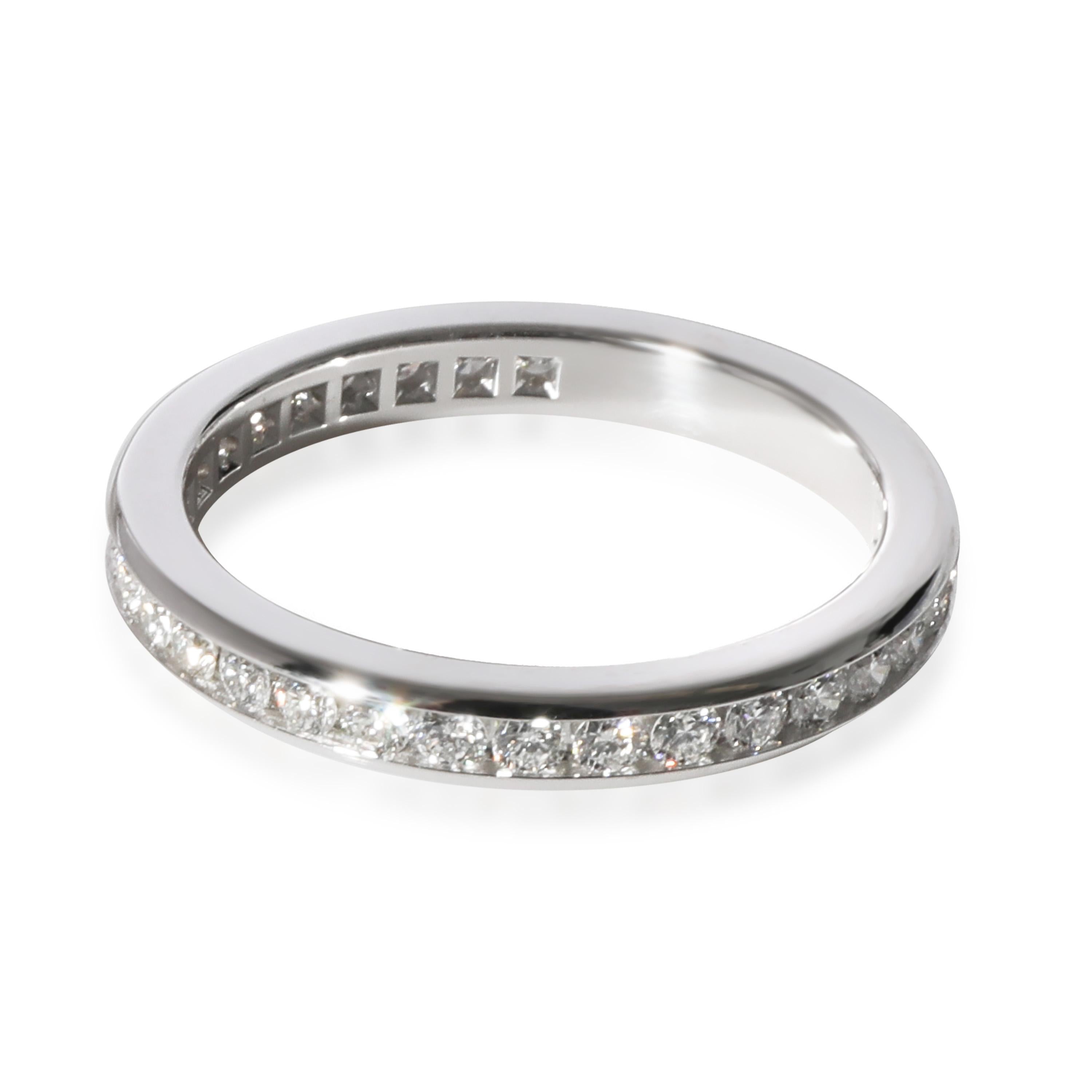 Tiffany & Co. Channel Set Diamond Eternity Band in Platinum 0.56 CTW
 
 PRIMARY DETAILS
 SKU: 128529
 Listing Title: Tiffany & Co. Channel Set Diamond Eternity Band in Platinum 0.56 CTW
 Condition Description: Tiffany reinvents a classic with the
