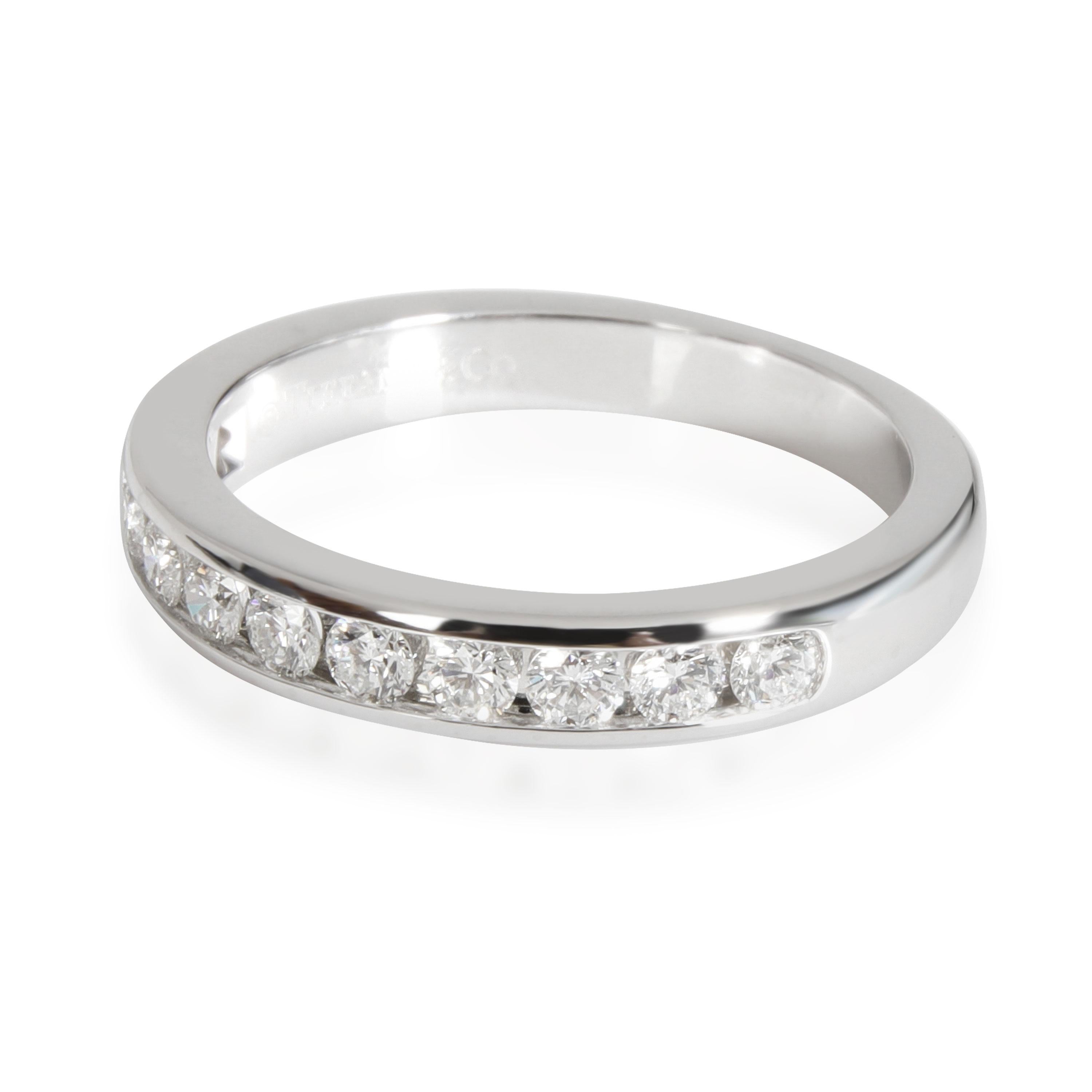 Women's Tiffany & Co. Channel Set Diamond Wedding Band in Platinum 0.33 CTW