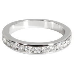 Tiffany & Co. Channel Set Diamond Wedding Band in Platinum 0.33 CTW