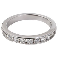 Tiffany & Co. Channel Set Diamond Wedding Band in Platinum 0.33 CTW