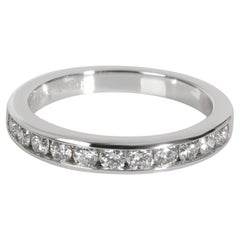 Tiffany & Co. Channel Set Diamond Wedding Band in Platinum 0.55 CTW