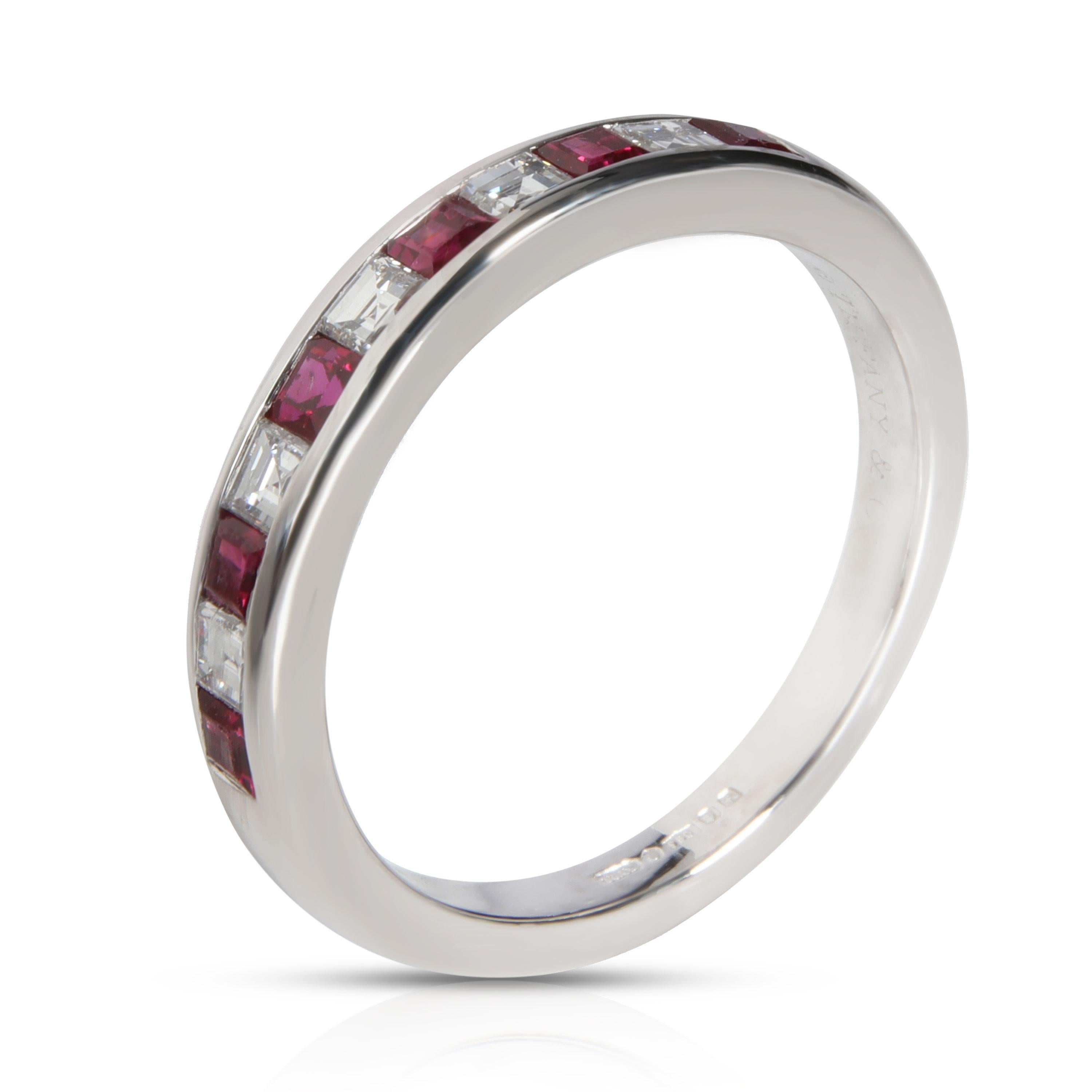 Tiffany & Co. Channel Set Ruby Diamond Band in Platinum 0.25 CTW

SKU: 107662

In excellent condition and recently polished. Ring size is 7.

Brand: Tiffany & Co.
Metal Type: Platinum
Ring Size: 7

CENTER STONE INFORMATION
Center Stone 1 Type: