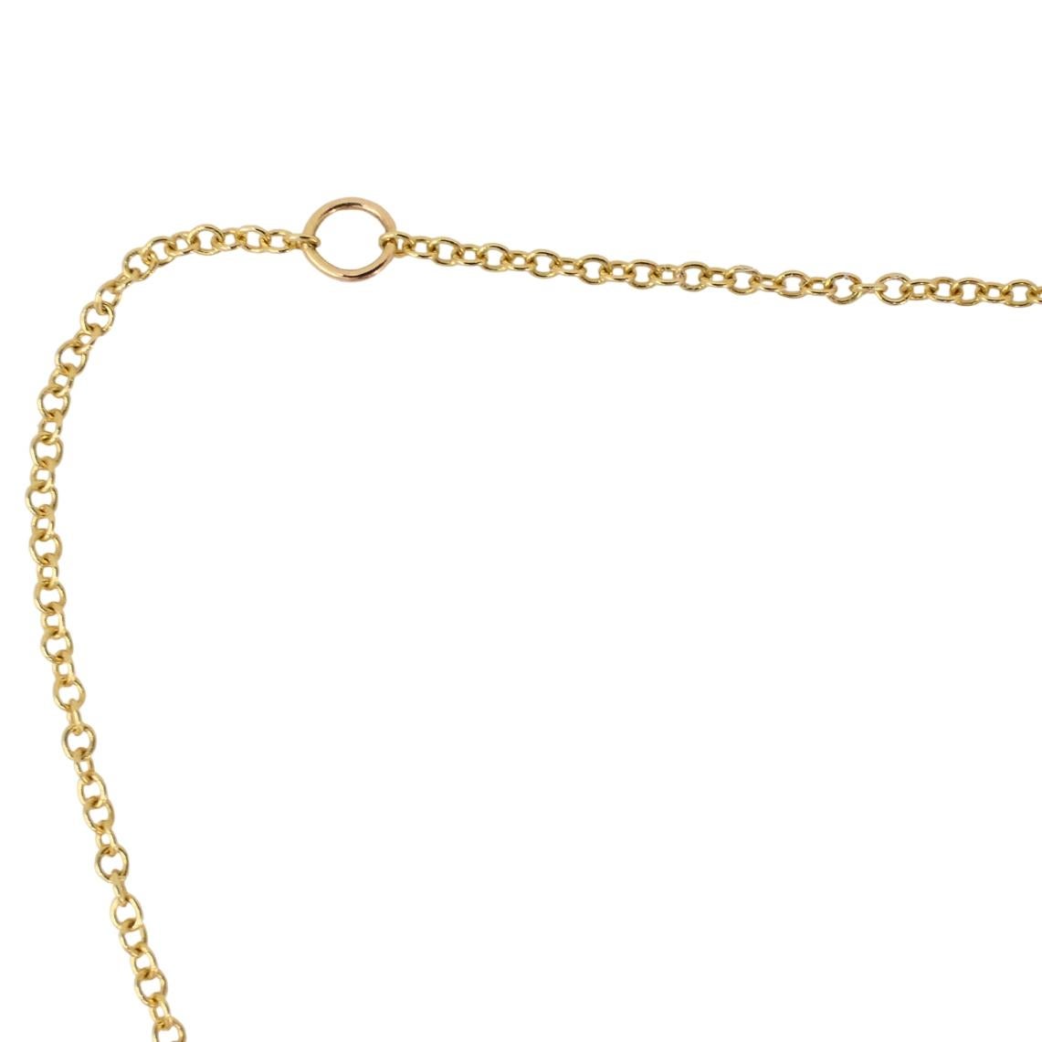 Tiffany & Co. Charm Collar Colgante Oro 18k Diamante Ampersand Caja Original en venta 1