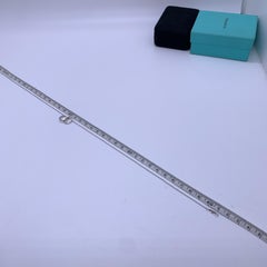 Tiffany & Co. Charma Diamond Pendant Necklace 18K White Gold