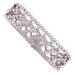 "Tiffany & Co." Bracelet diamant à chevrons