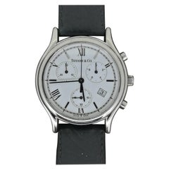 Tiffany & Co Chronograph Klassische S/Steel Quarz 35mm Herrenuhr von Tiffany & Co, ca. 2000 +
