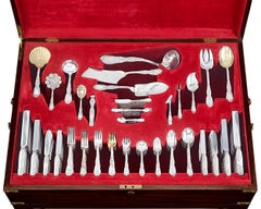 Tiffany & Co. Chrysanthemum Flatware Set, Service for 12
