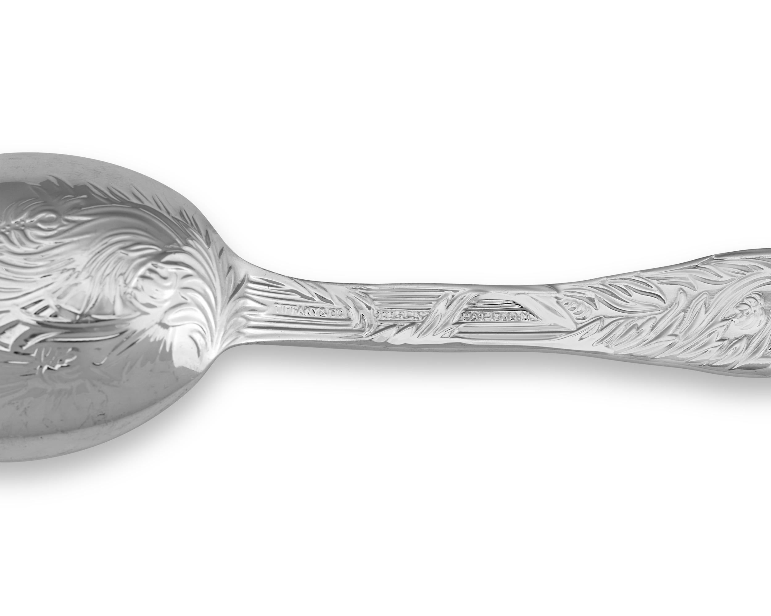 Tiffany & Co. Chrysanthemum Flatware Set, Service for 12 1