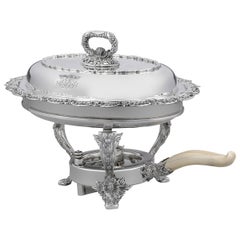 Tiffany & Co. Chrysanthemum Silver Chafing Dish