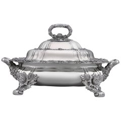 Tiffany & Co. Chrysanthemum Silver Vegetable Tureen