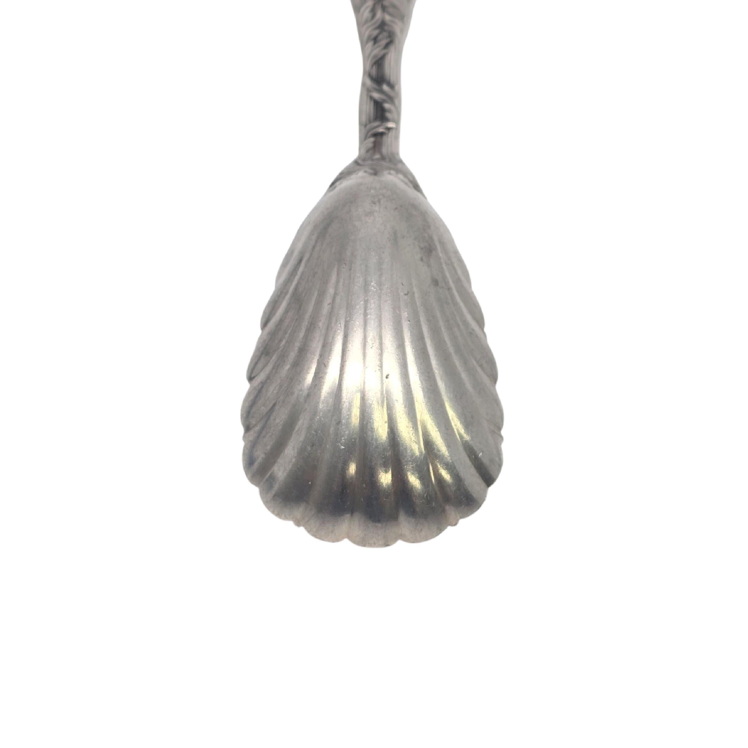 Tiffany & Co Chrysantheme Sterling Silber Shell Schale Löffel 6 7/8