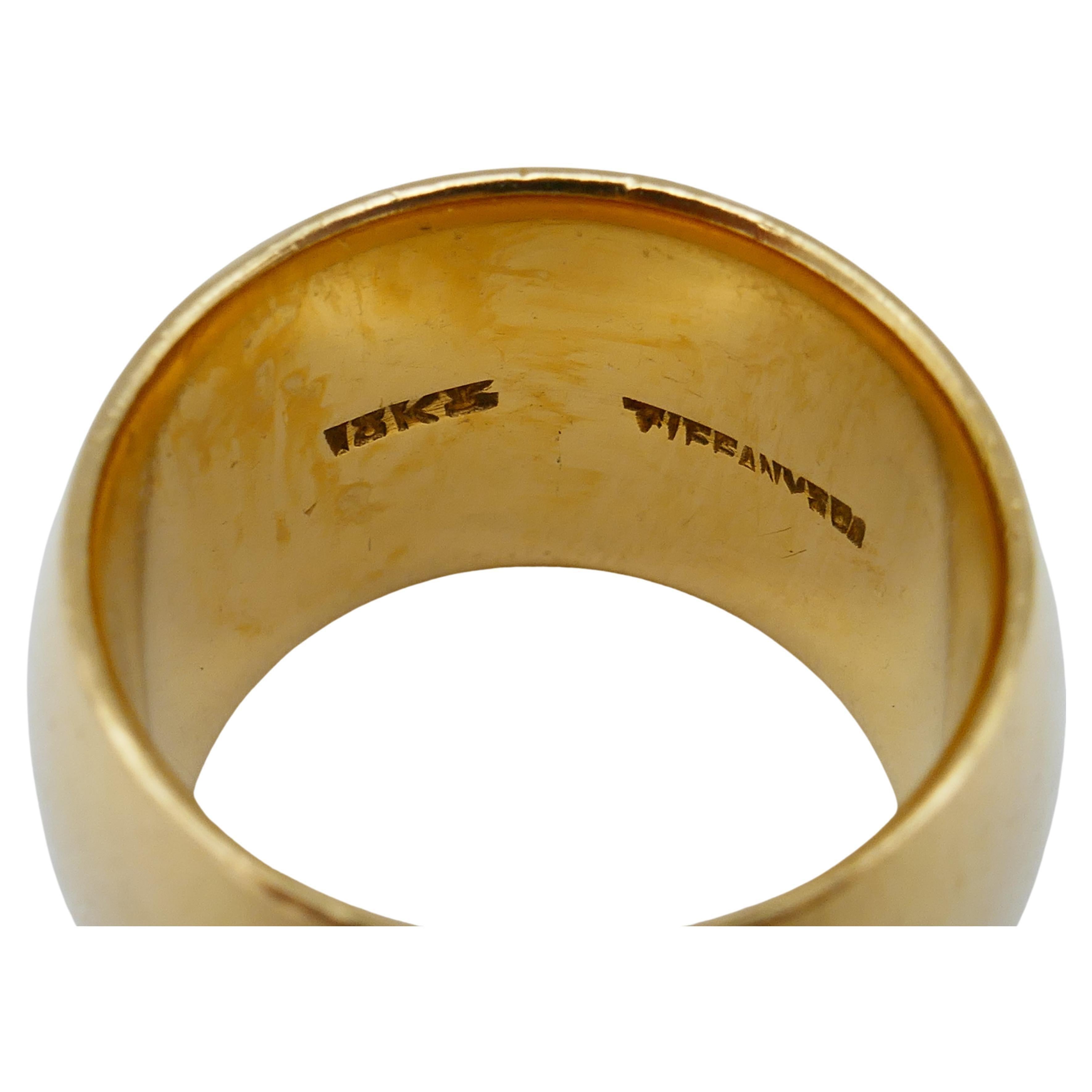 Tiffany & Co. Zigarrenband-Goldring für Damen oder Herren