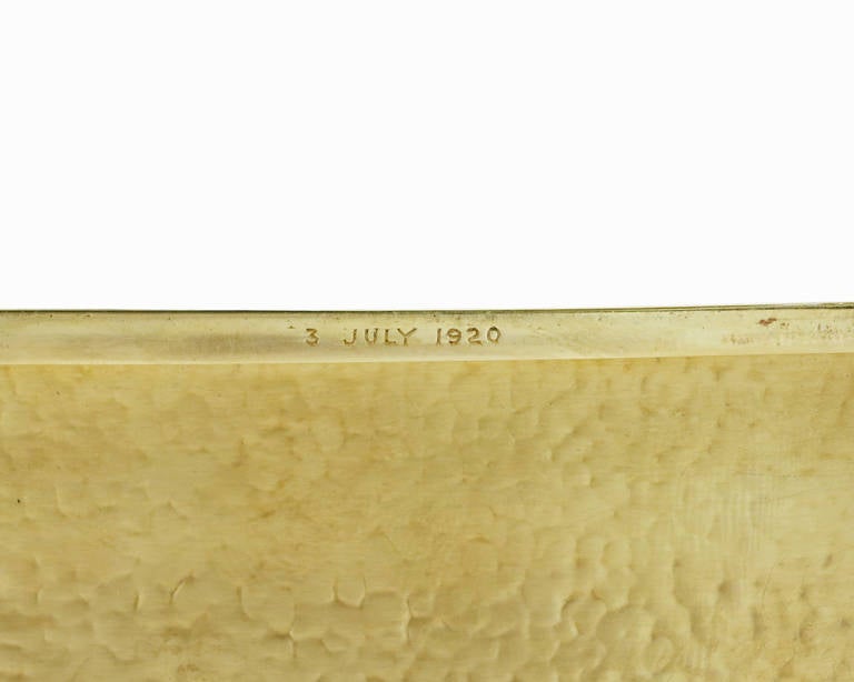 20th Century Tiffany & Co. Cigarette Case, circa 1920 Gold