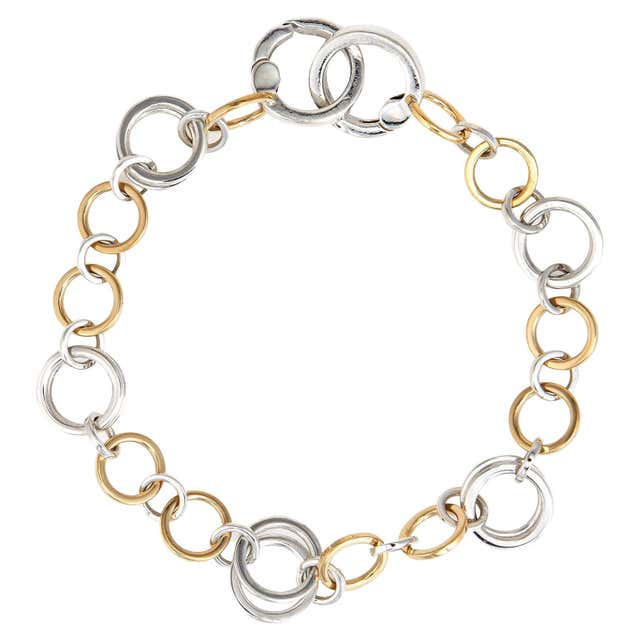 Vintage Link Bracelets - 5,592 For Sale at 1stdibs | diamond link ...