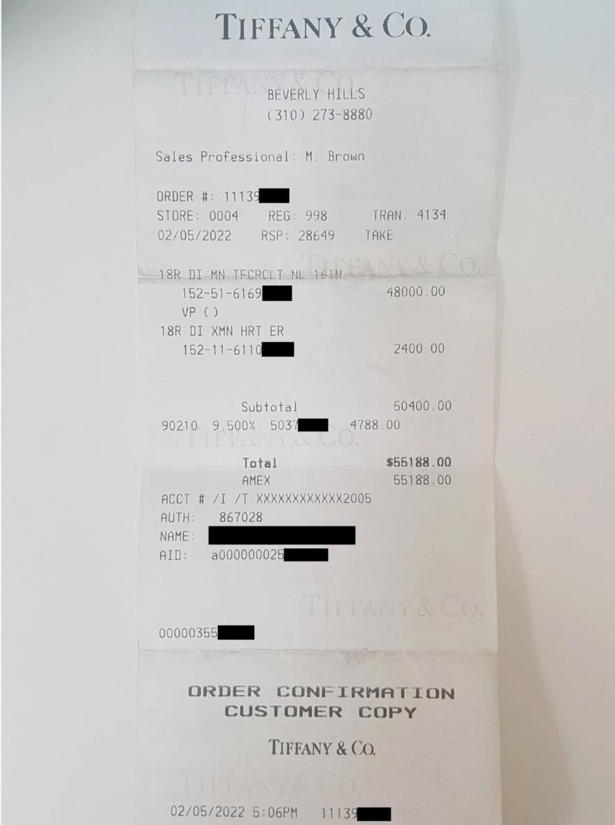 Tiffany & Co. Circlet 18 Karat Rose Gold and Diamond Necklace en venta 3