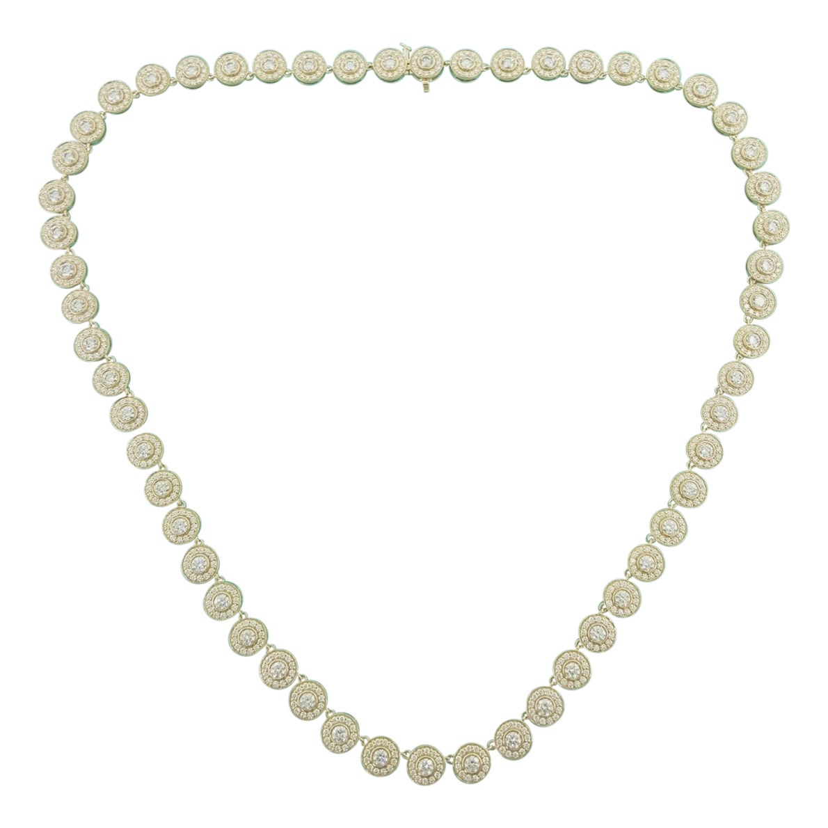 Tiffany 
Co. Circlet 18 Karat Rose Gold and Diamond Necklace