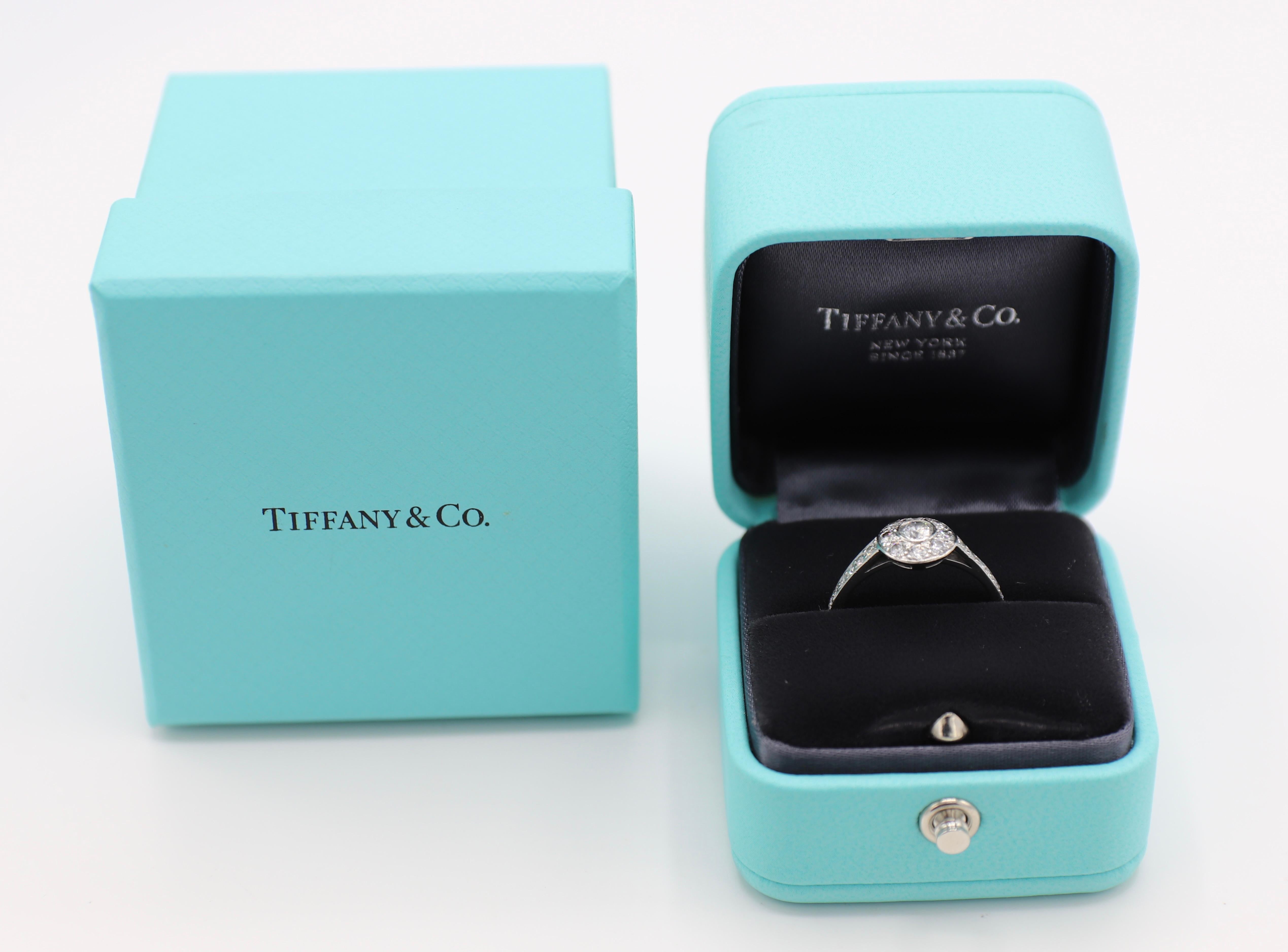 Women's Tiffany & Co. Circlet Collection Platinum Diamond Engagement Ring