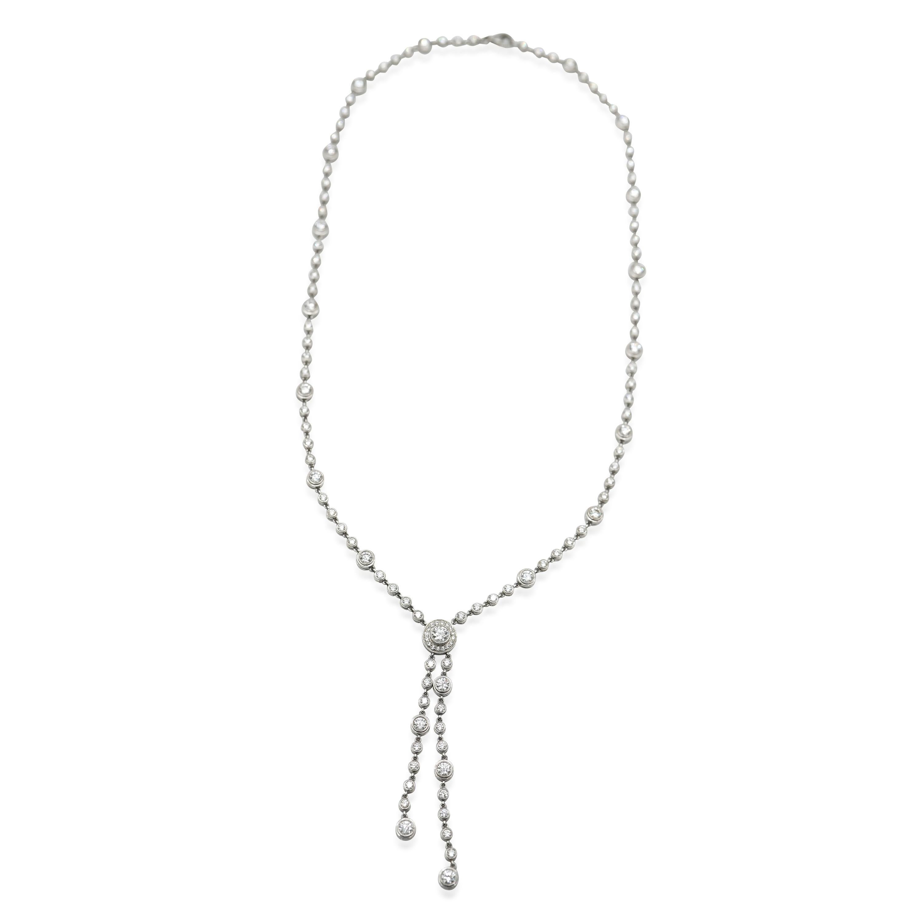 Tiffany & Co. Collana Circlet in platino 4,05 CTW in vendita 1