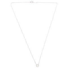 Tiffany & Co. Circlet Pendant Platinum and Diamonds Small Necklace