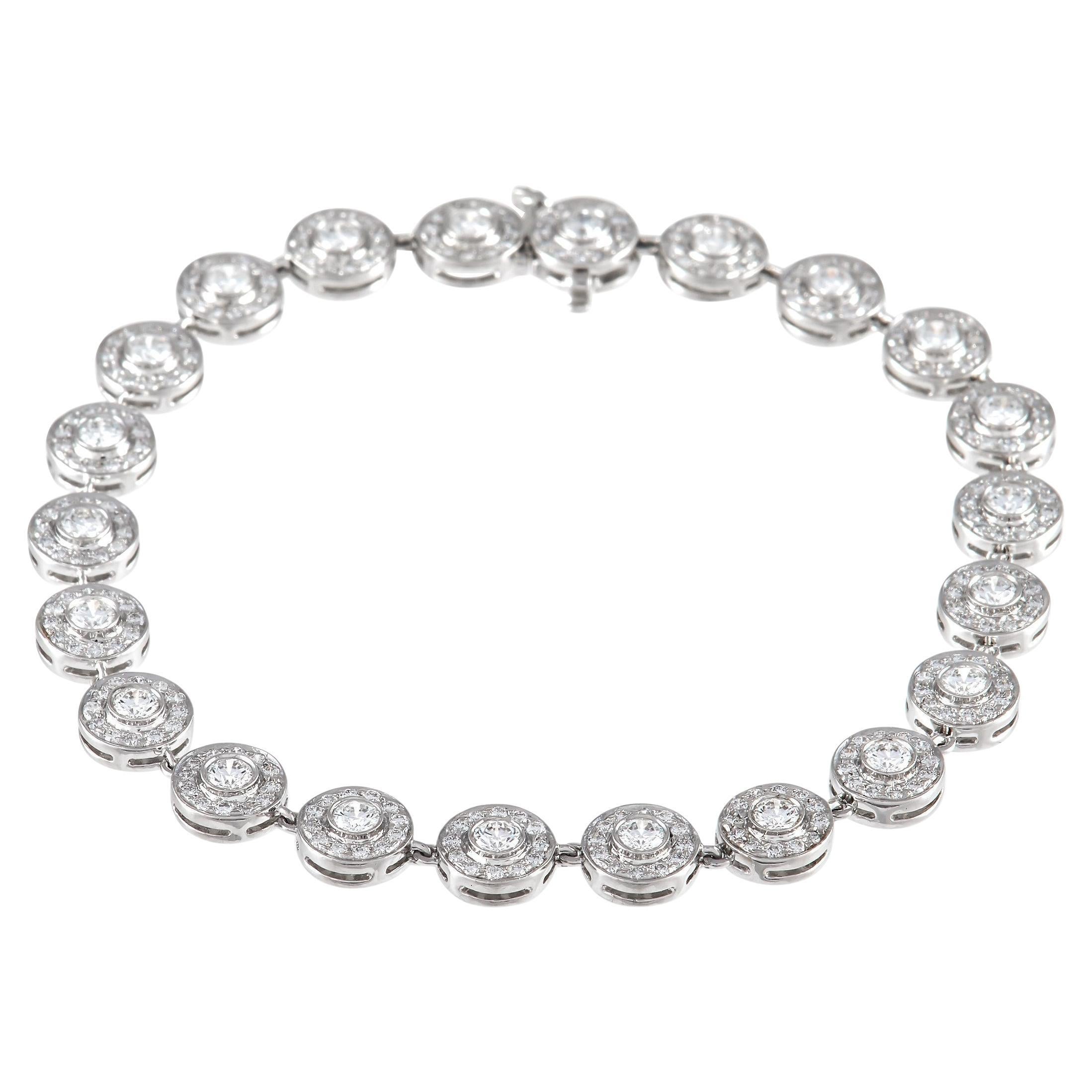 Tiffany & Co. Circlet Platinum 2.57 Ct Diamond Bracelet