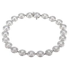Tiffany & Co. Circlet Platinum 2.57 Ct Diamond Bracelet