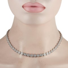 Tiffany & Co. Circlet Platinum 6.44 Ct Diamond Necklace