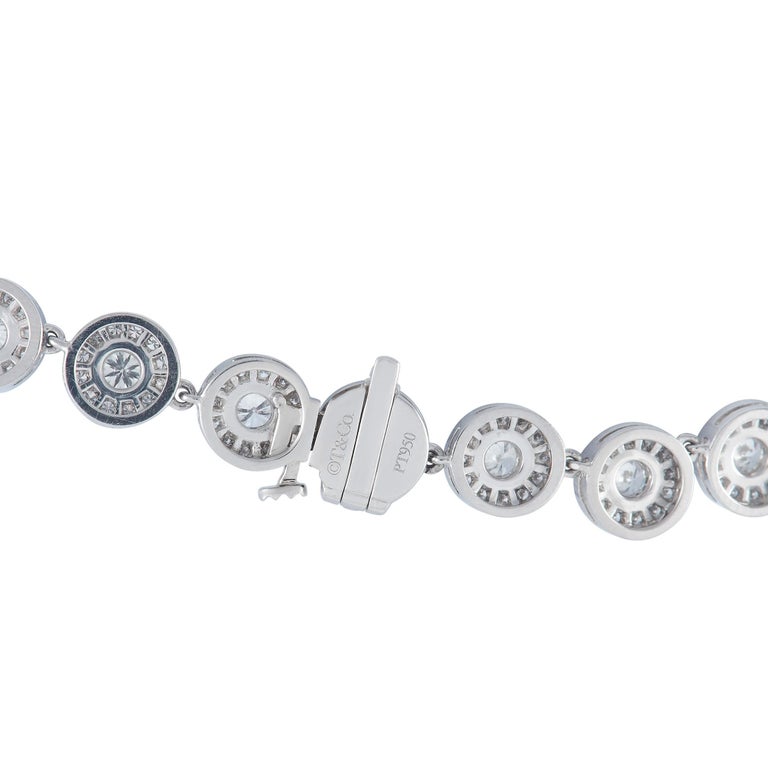 Tiffany and Co. Circlet Platinum 6.44 Ct Diamond Necklace For Sale at ...