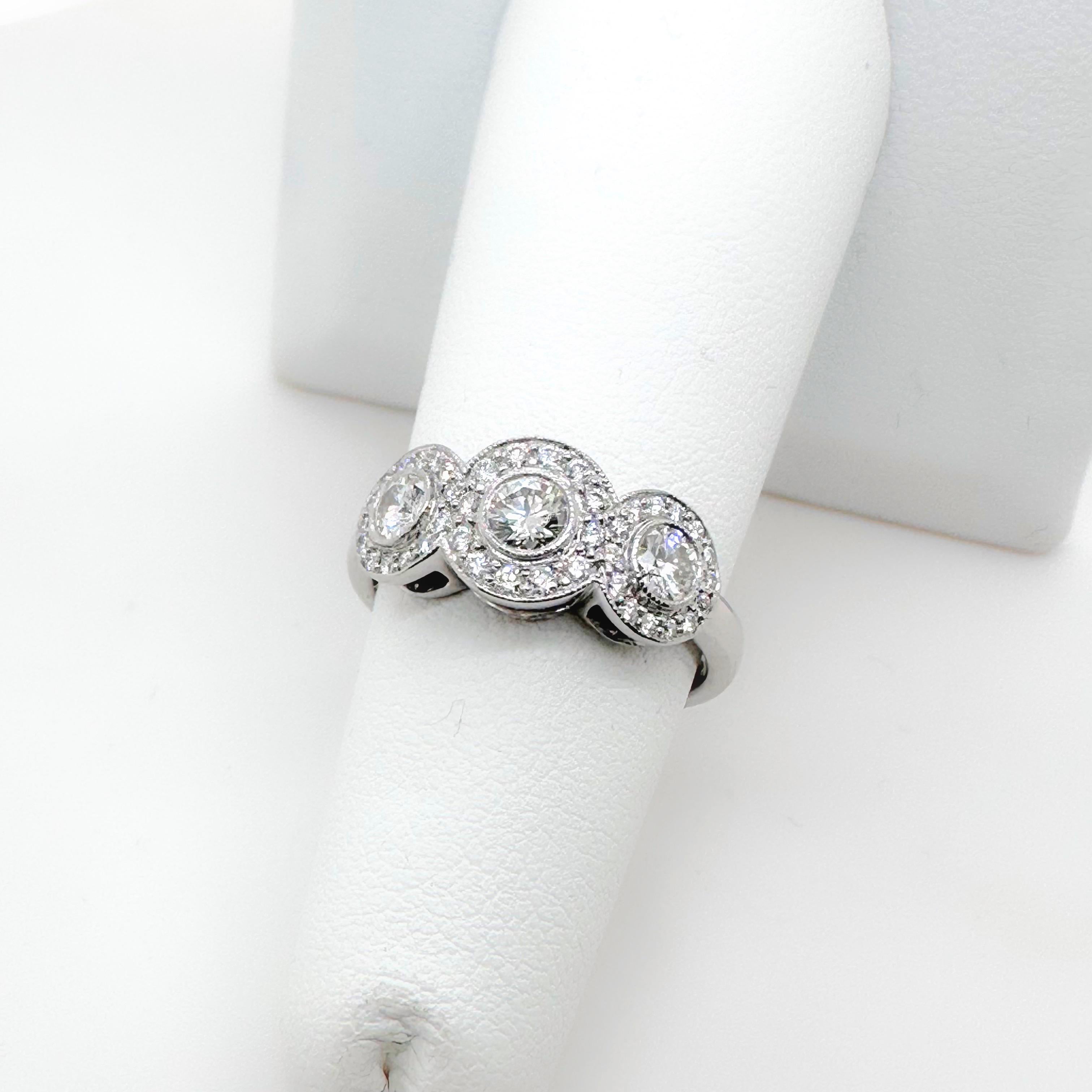 Tiffany & Co. Circlet Ring of Diamonds in Platinum 7