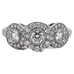 Tiffany & Co. Circlet-Ring aus Platin mit Diamanten