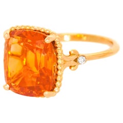 Tiffany & Co. Citrine and Diamond Ring