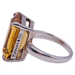 Tiffany & Co Citrine and Sterling Silver Ring