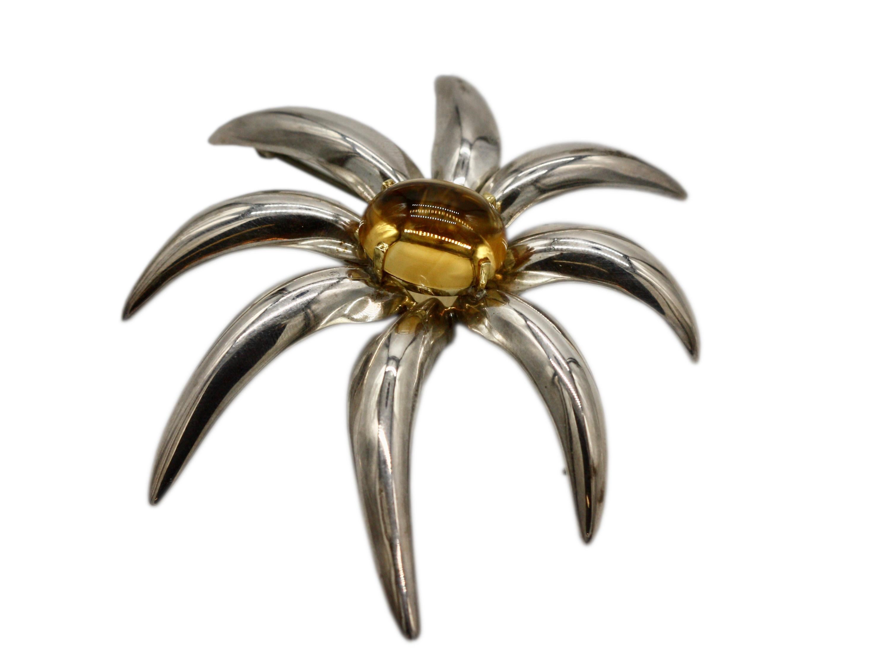 Tiffany & Co. Citrine 'Fireworks' Brooch For Sale 2