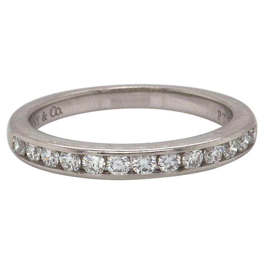 Tiffany & Co. Classic 0.24 CTW Diamond Channel Set Band in Platinum