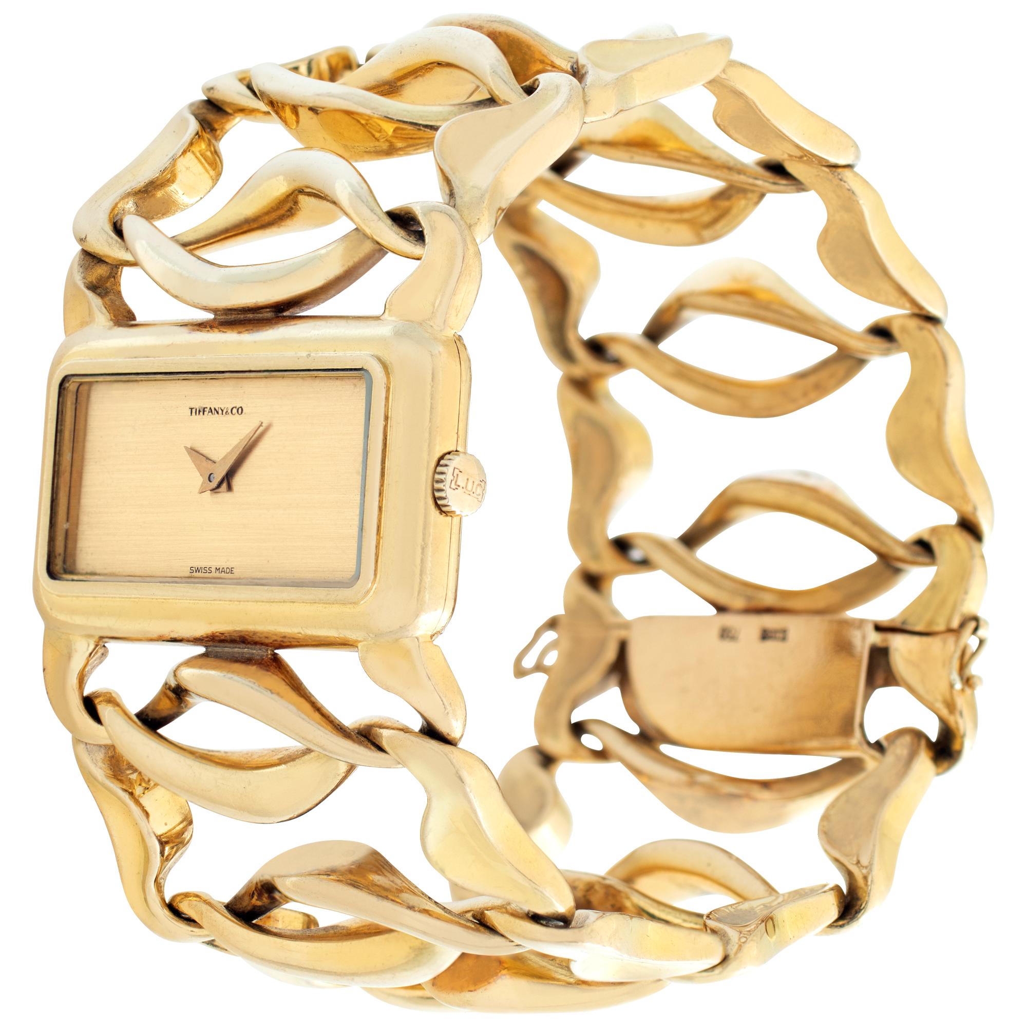 Tiffany & Co. Classic 18k Manuelle Uhr (Art déco) im Angebot