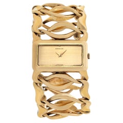 Retro Tiffany & Co. Classic 18k Yellow Gold Bracelet Watch